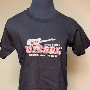 Diesel brand black Music Tshirt size Med